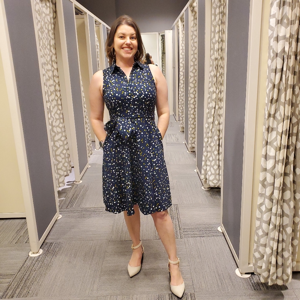 Ann Taylor Factory Sleeveless Shirtdress